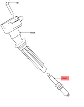 Spark Plug LR032080 LR019484 For JAGUAR F-TYPE Convertible X152 &  XF I X250, XJ X351  &  LAND ROVER  RANGE ROVER SPORT I L320 Tag-S-02